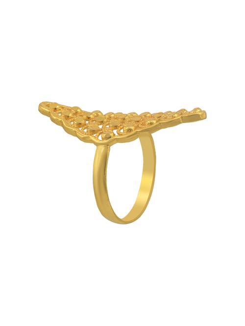 gold plated finger ring - 18573841 - Very Small Image - 1