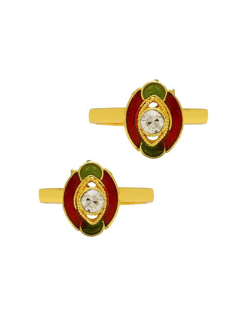 gold plated ftoe ring - 18573943 - Very Small Image - 1