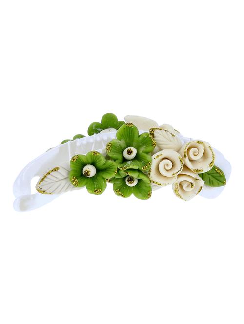 hand made artificial flower hair clip - 18574647 - Very Small Image - 1