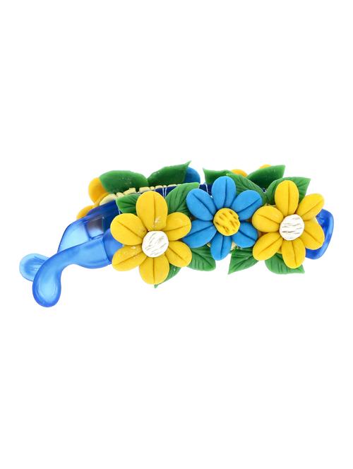 hand made artificial flower hair clip - 18574651 - Very Small Image - 1