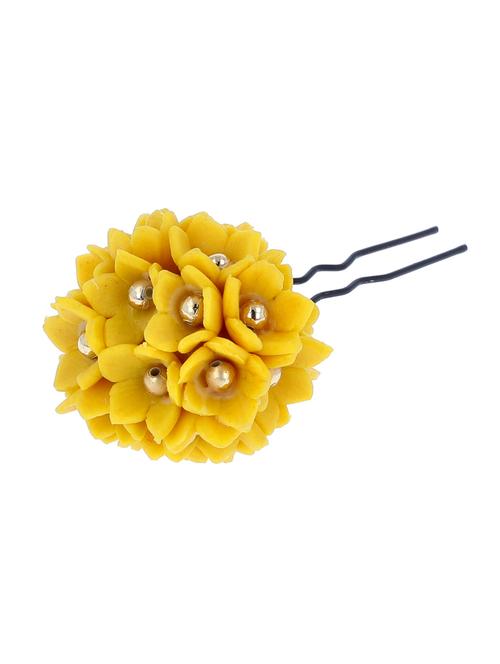 hand made artificial flower juda pin - 18574761 - Very Small Image - 1