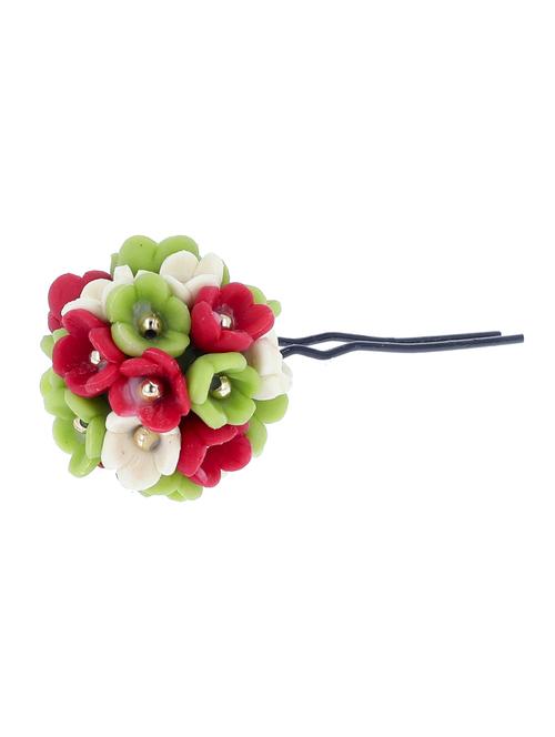hand made artificial flower juda pin - 18574766 - Very Small Image - 1