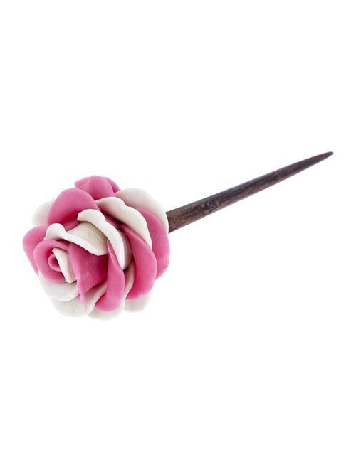 hand made artificial flower juda pin - 18574768 - Very Small Image - 1
