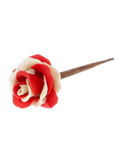 hand made artificial flower juda pin - 18574773 - Very Small Image - 1