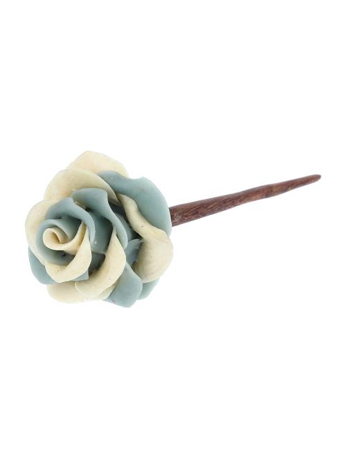 hand made artificial flower juda pin - 18574777 - Very Small Image - 1