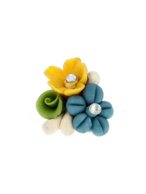 hand made artificial flower finger ring - 18574803 - Very Small Image - 1
