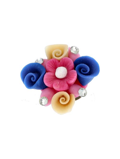 hand made artificial flower finger ring - 18574807 - Very Small Image - 1