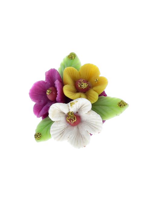 hand made artificial flower finger ring - 18574812 - Very Small Image - 1
