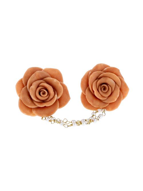 handmade artificial flowers adjustable ring - 18574828 - Very Small Image - 1