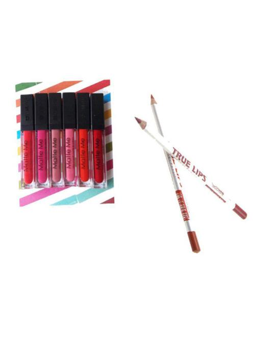 product colour shade:set of 6 free 2 lip pencil - 18574843 - Very Small Image - 1