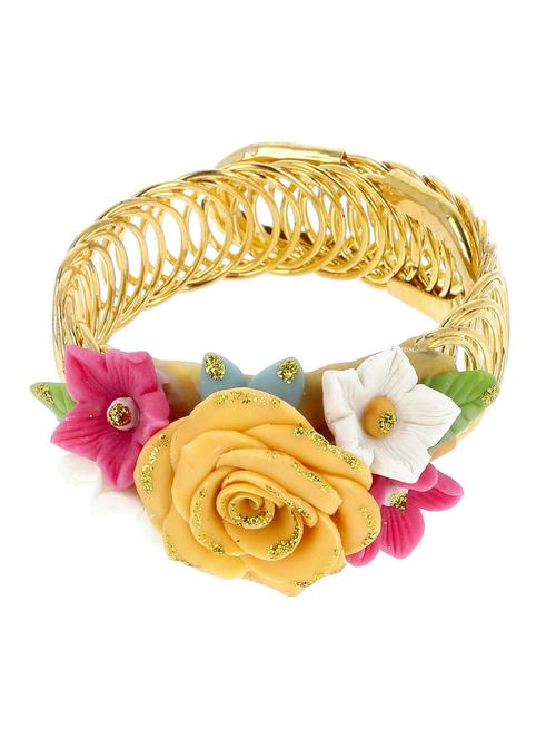 hand made artificial flower bangle - 18574855 - Very Small Image - 1