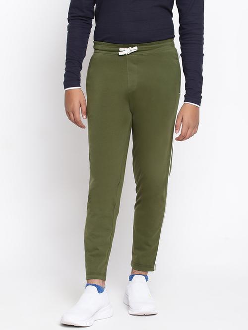 drawstring waist solid track wear - 18574933 - Very Small Image - 1