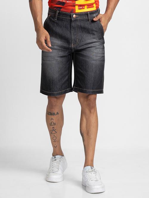 midrise denim short - 18575144 - Very Small Image - 1