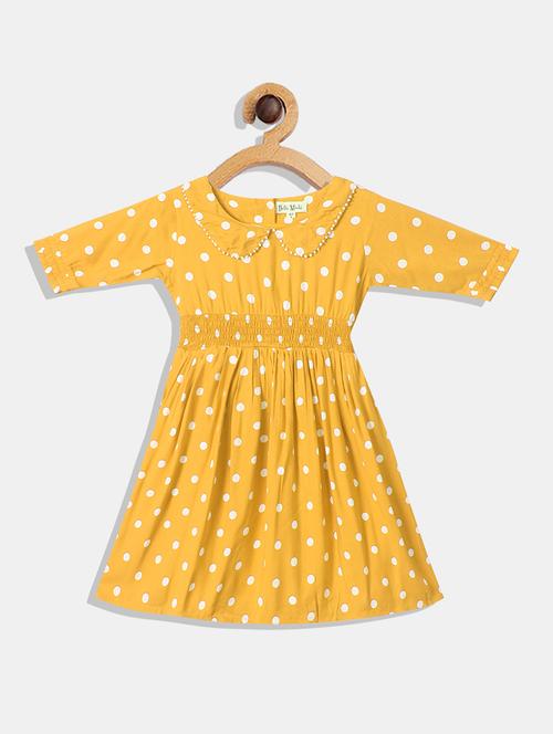 girls printed peter pan frock - 18575590 - Very Small Image - 1