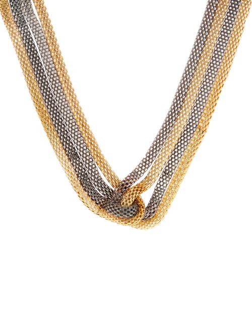 multi colored metal chain necklace - 18578161 - Very Small Image - 1