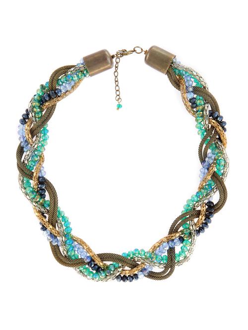 multi colored glass chain necklace - 18578166 - Very Small Image - 1