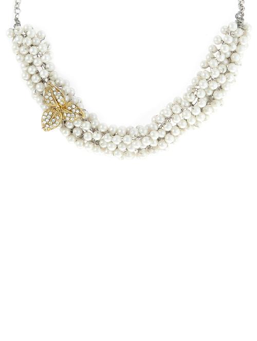 white metal chain necklace - 18578179 - Very Small Image - 1