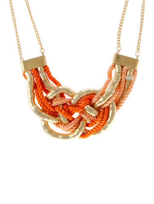 multi colored metal chain necklace - 18578188 - Very Small Image - 1