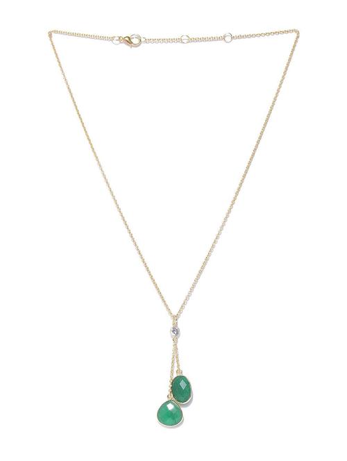 gold metal chain necklace - 18578319 - Very Small Image - 1
