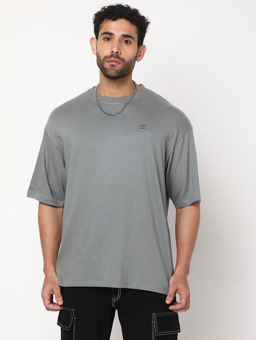 grey back print t-shirt - 18578609 - Very Small Image - 1