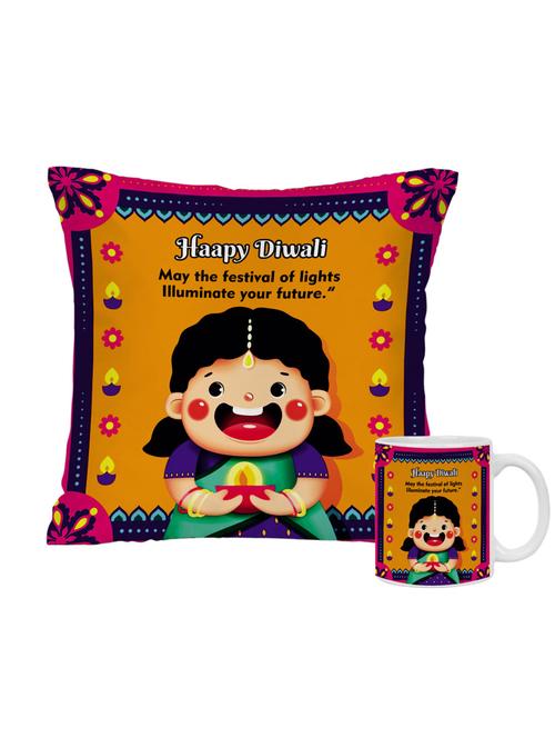 printed cushion & mug combo - 18582686 - Very Small Image - 1