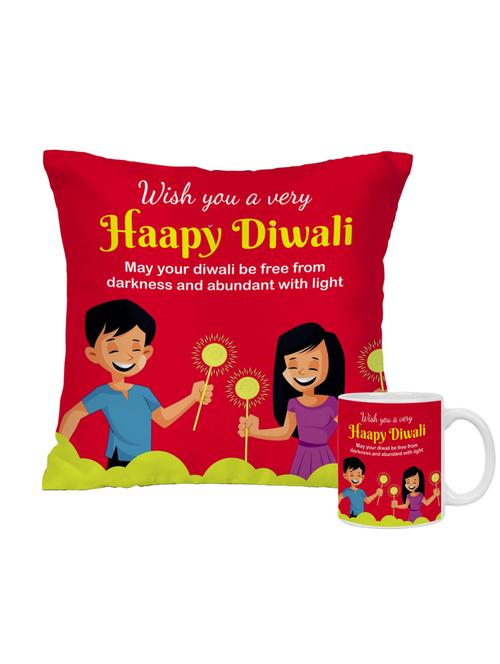 printed cushion & mug combo - 18582688 - Very Small Image - 1