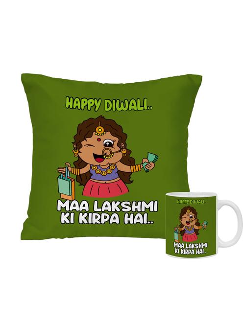printed cushion & mug combo - 18582696 - Very Small Image - 1