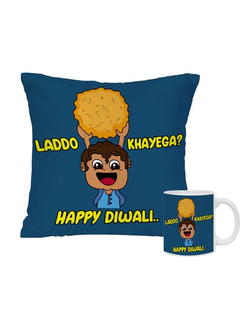 printed cushion & mug combo - 18582709 - Very Small Image - 1