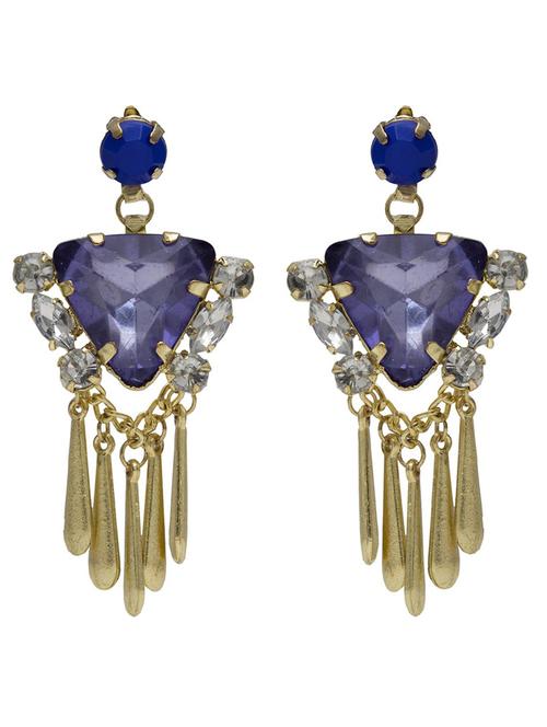 multi colored metal drop earring - 18584994 - Very Small Image - 1