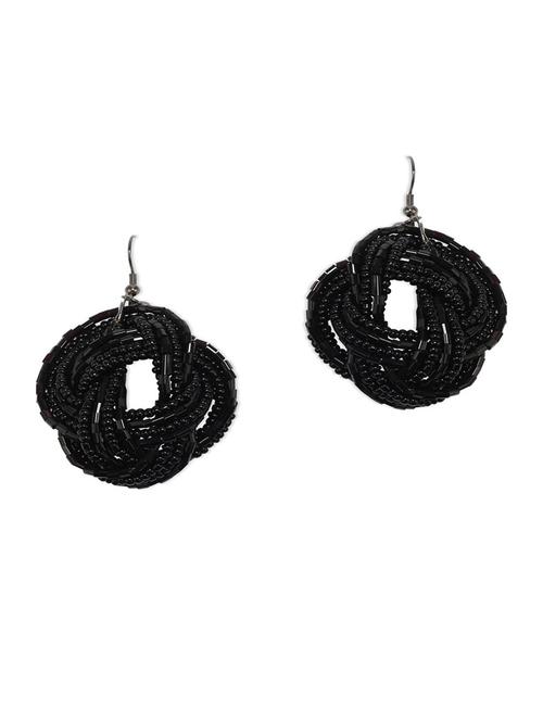 black metal drop earring - 18585105 - Very Small Image - 1