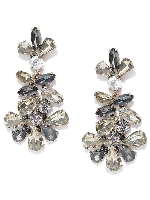 multi colored metal drop earring - 18585115 - Very Small Image - 1