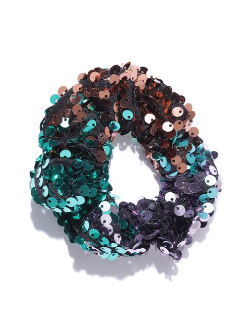 blueberry multi sequin embellished scrunchies - 18585336 - Very Small Image - 1