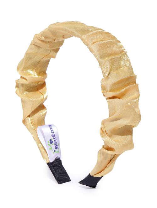 blueberry mustard pleated hair band - 18585419 - Very Small Image - 1