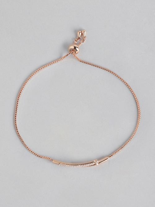 blueberry rose gold crystal stone embellished bracelet - 18585584 - Very Small Image - 1