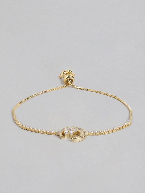 blueberry gold shawwal moon chain bracelet - 18585606 - Very Small Image - 1