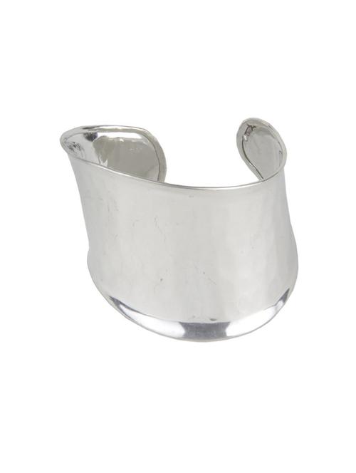 silver metal cuffs bracelet - 18585941 - Very Small Image - 1