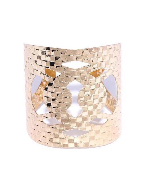 gold brass cuffs bracelet - 18586052 - Very Small Image - 1