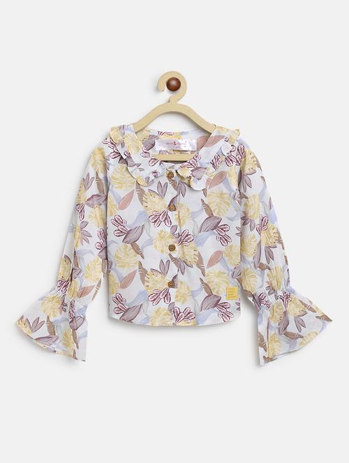 girls round neck printed t-shirt - 18586152 - Very Small Image - 1