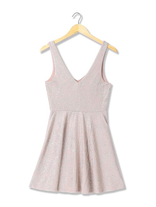 v-neck fit and flare dress - 18586282 - Very Small Image - 1