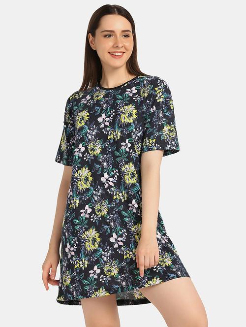 round neck tropical sleepshirt - 18586682 - Very Small Image - 1