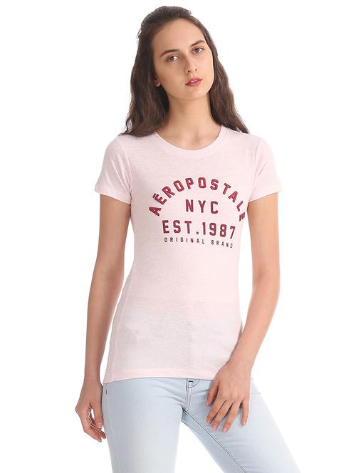 crew neck typographic tee - 18586821 - Very Small Image - 1
