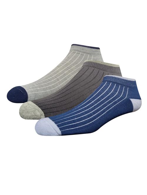 women pack of 3 ankle length socks - 18587010 - Very Small Image - 1