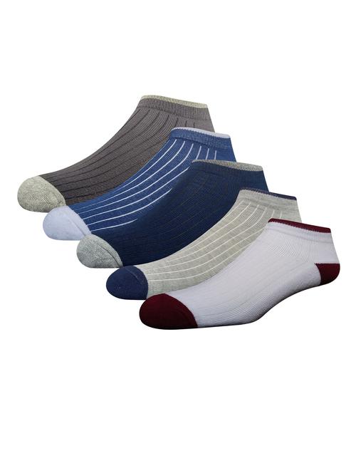 women pack of 5 ankle length socks - 18587016 - Very Small Image - 1