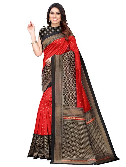 women's self design maroon colored saree - 18587801 - Very Small Image - 1