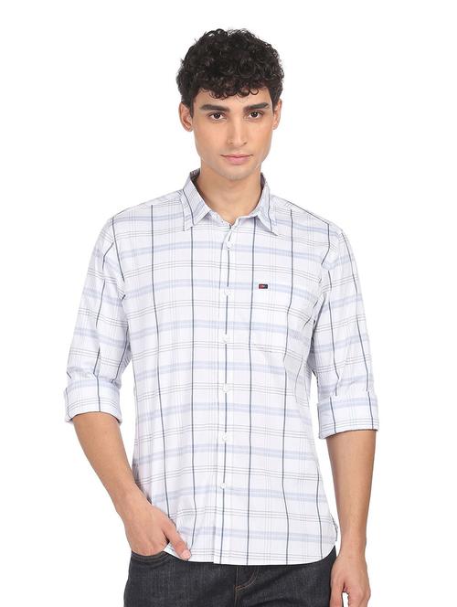 mens checks casual shirt - 18588504 - Very Small Image - 1
