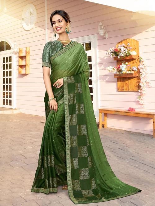 self designed woven saree with blouse - 18588530 - Very Small Image - 1