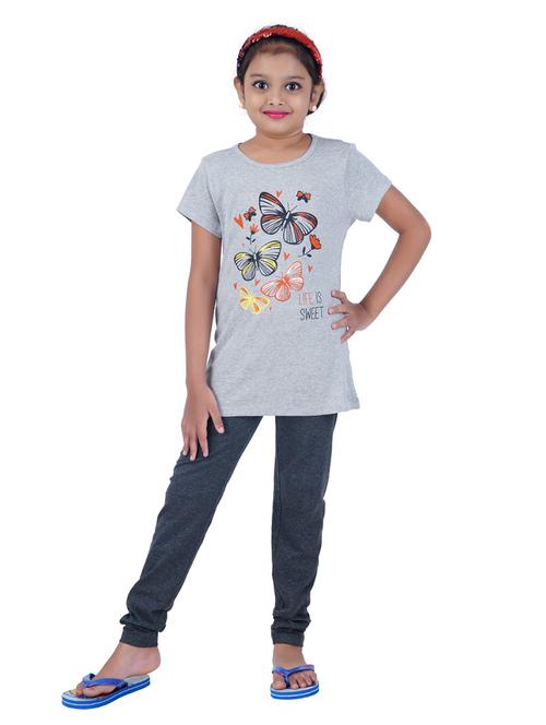 girls round neck graphic tee - 18589368 - Very Small Image - 1