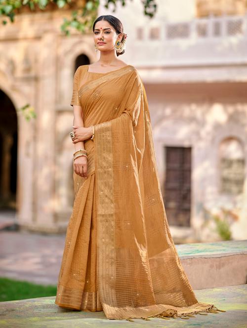 self design woven saree - 18589767 - Very Small Image - 1