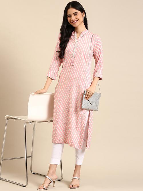 women's straight kurta - 18591158 - Very Small Image - 1