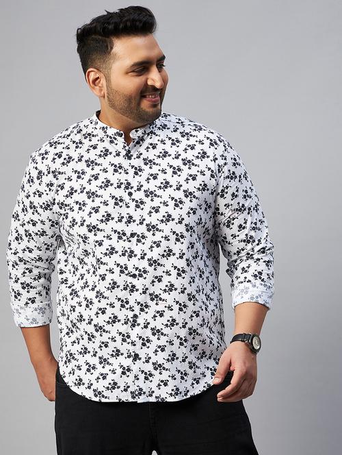 mens florals casual shirt - 18591308 - Very Small Image - 1